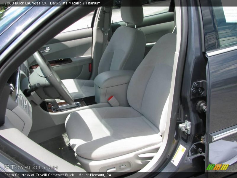 Dark Slate Metallic / Titanium 2008 Buick LaCrosse CX