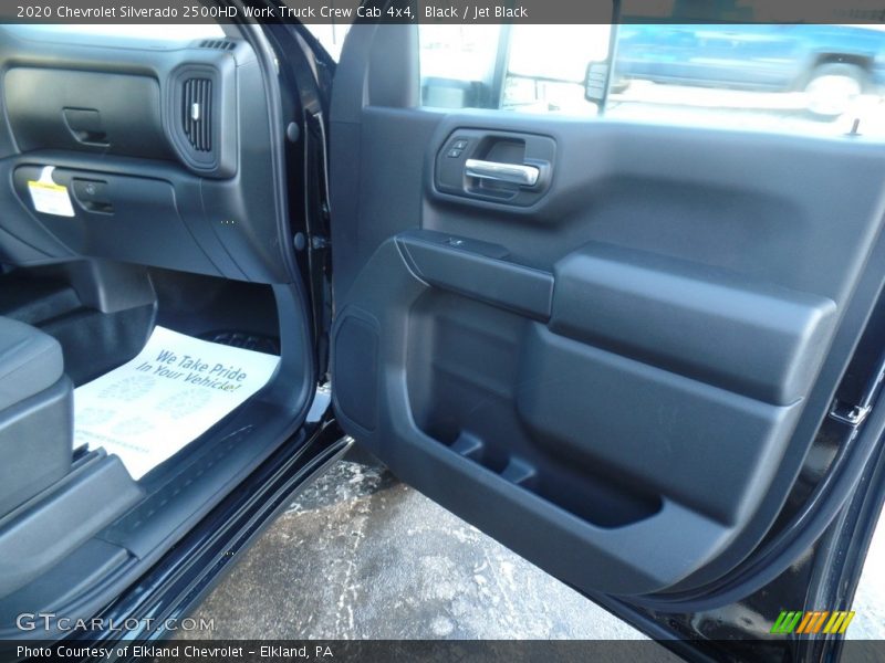Black / Jet Black 2020 Chevrolet Silverado 2500HD Work Truck Crew Cab 4x4