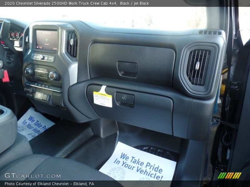 Black / Jet Black 2020 Chevrolet Silverado 2500HD Work Truck Crew Cab 4x4
