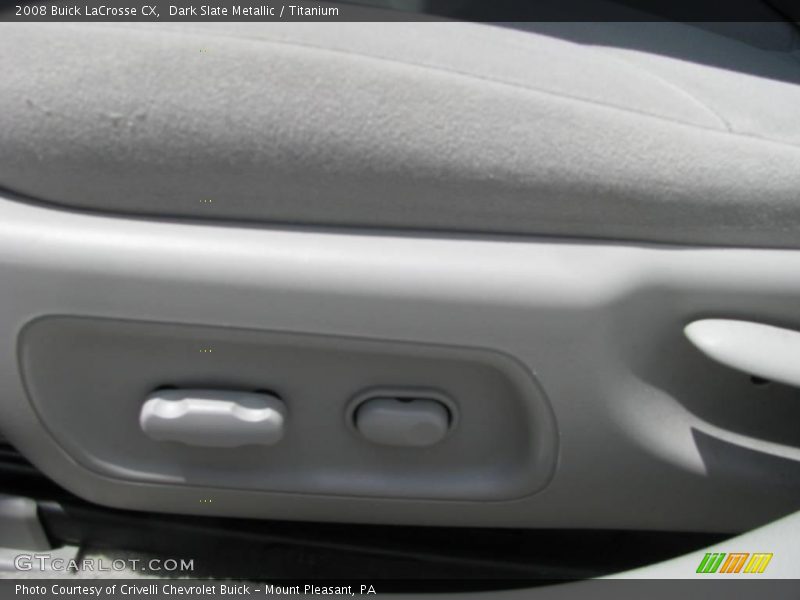 Dark Slate Metallic / Titanium 2008 Buick LaCrosse CX