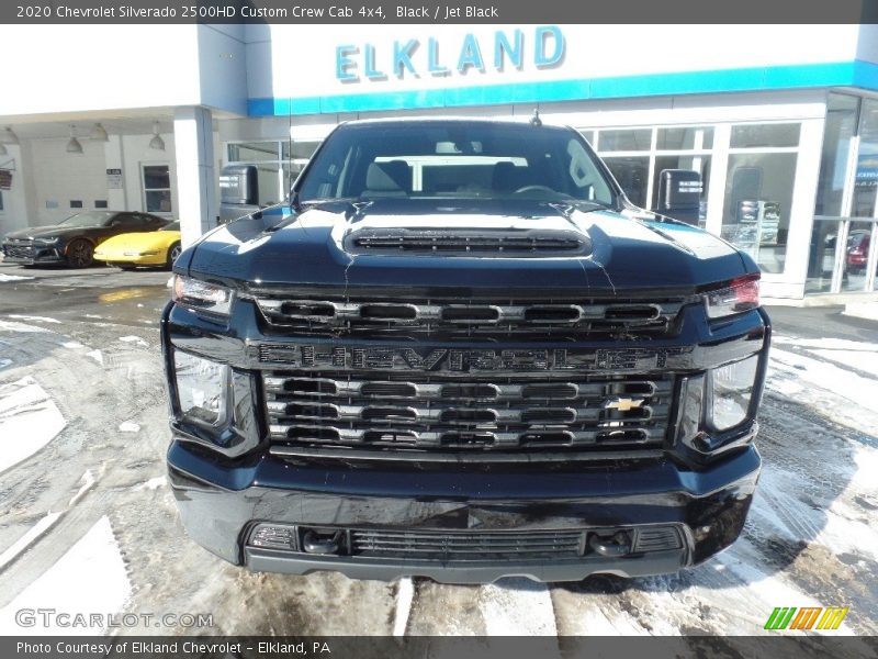Black / Jet Black 2020 Chevrolet Silverado 2500HD Custom Crew Cab 4x4
