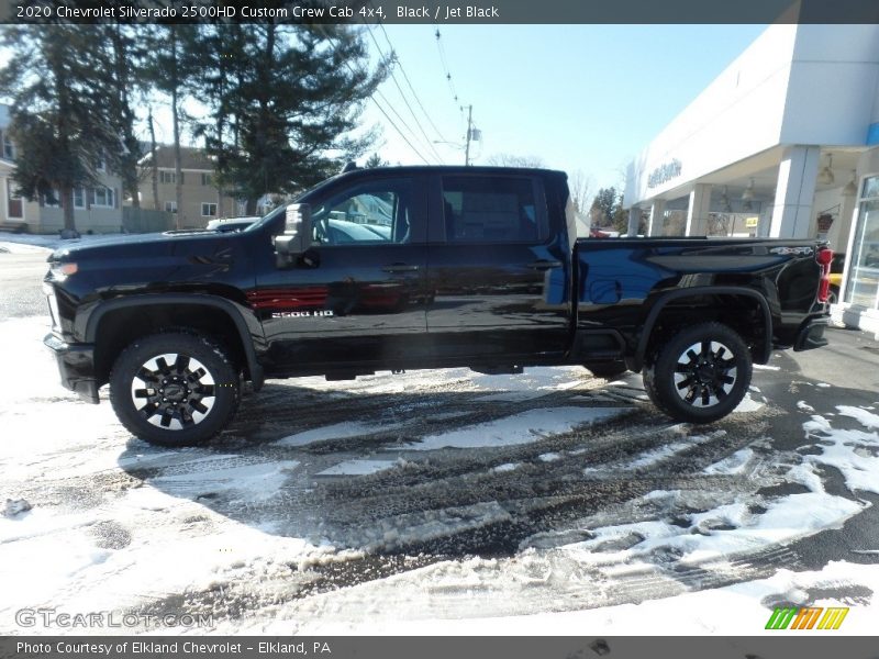 Black / Jet Black 2020 Chevrolet Silverado 2500HD Custom Crew Cab 4x4