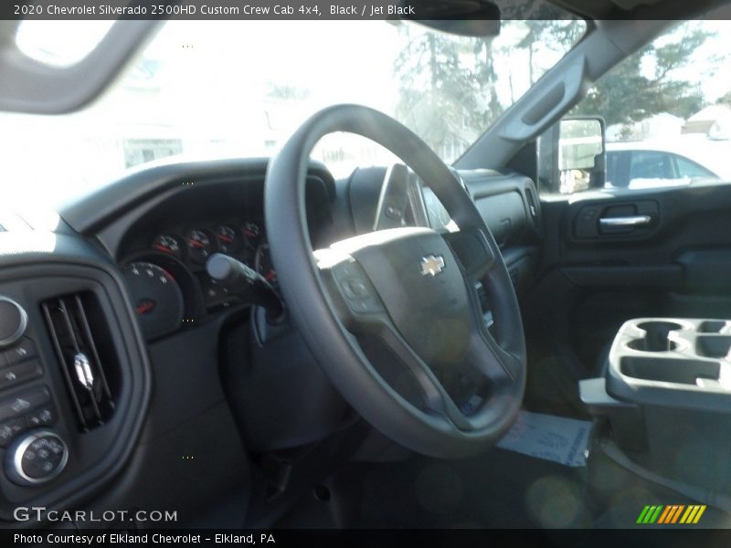 Black / Jet Black 2020 Chevrolet Silverado 2500HD Custom Crew Cab 4x4