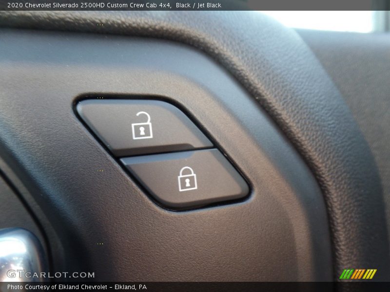 Black / Jet Black 2020 Chevrolet Silverado 2500HD Custom Crew Cab 4x4