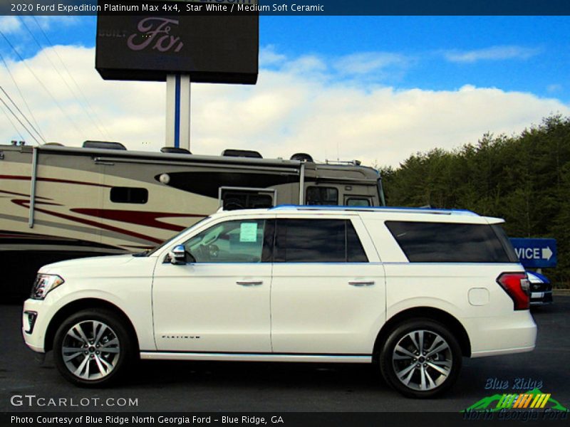 Star White / Medium Soft Ceramic 2020 Ford Expedition Platinum Max 4x4