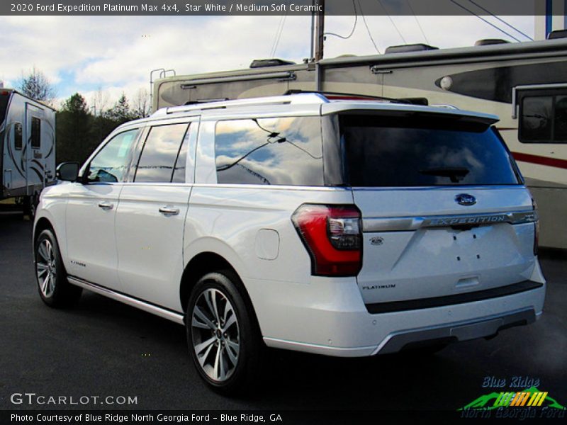 Star White / Medium Soft Ceramic 2020 Ford Expedition Platinum Max 4x4