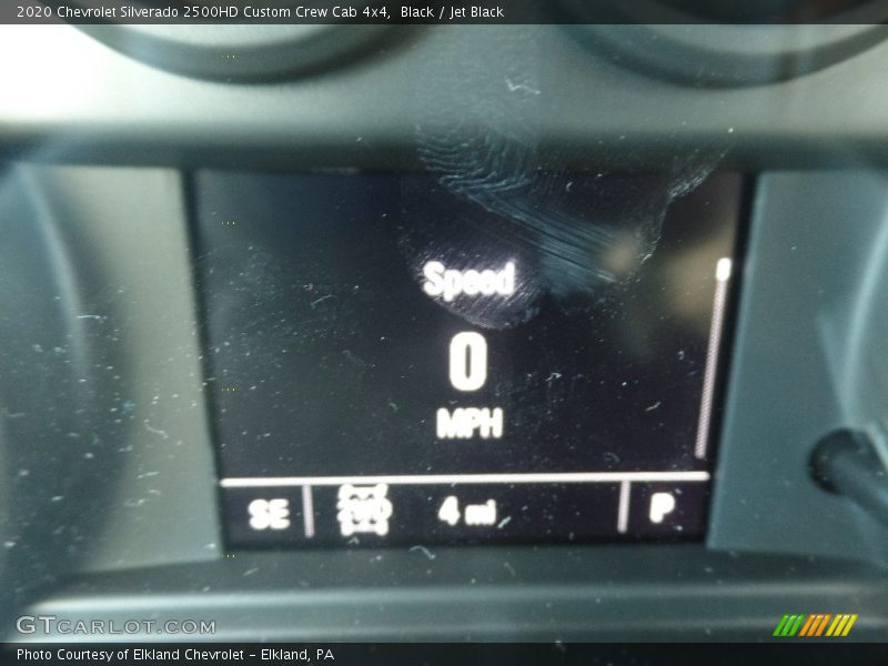 Black / Jet Black 2020 Chevrolet Silverado 2500HD Custom Crew Cab 4x4
