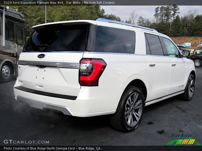 Star White / Medium Soft Ceramic 2020 Ford Expedition Platinum Max 4x4