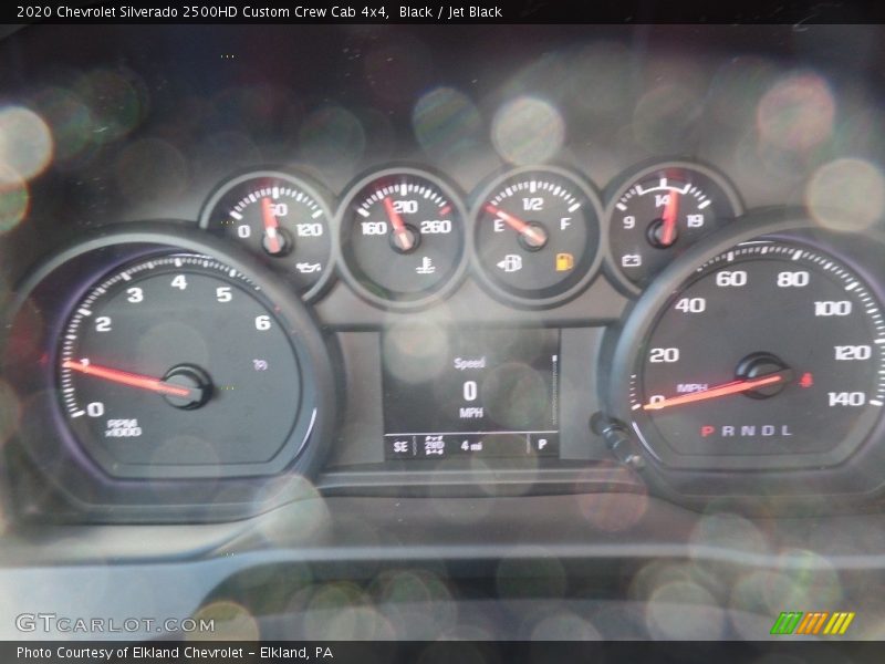 Black / Jet Black 2020 Chevrolet Silverado 2500HD Custom Crew Cab 4x4