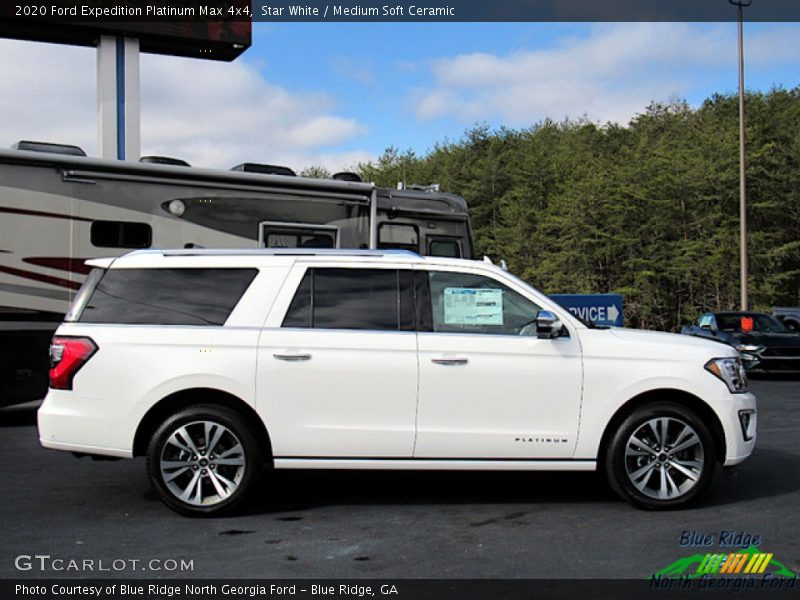 Star White / Medium Soft Ceramic 2020 Ford Expedition Platinum Max 4x4