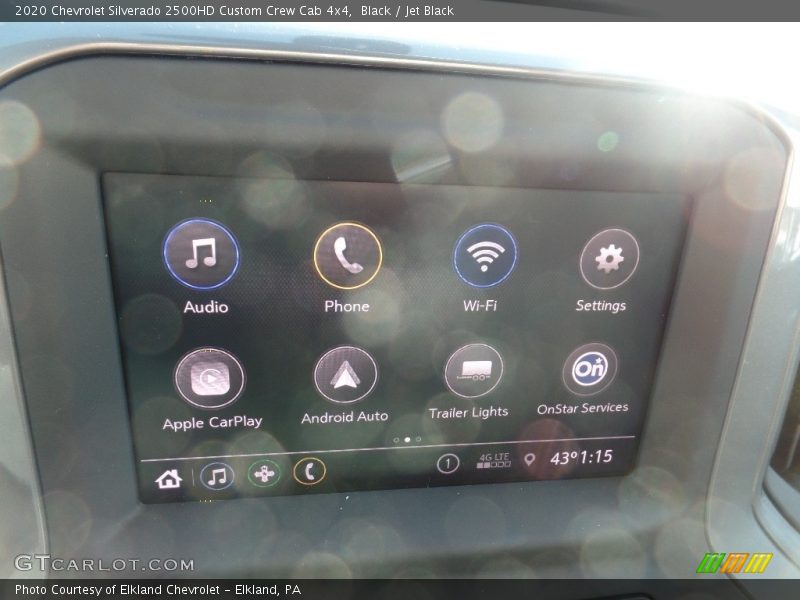 Black / Jet Black 2020 Chevrolet Silverado 2500HD Custom Crew Cab 4x4