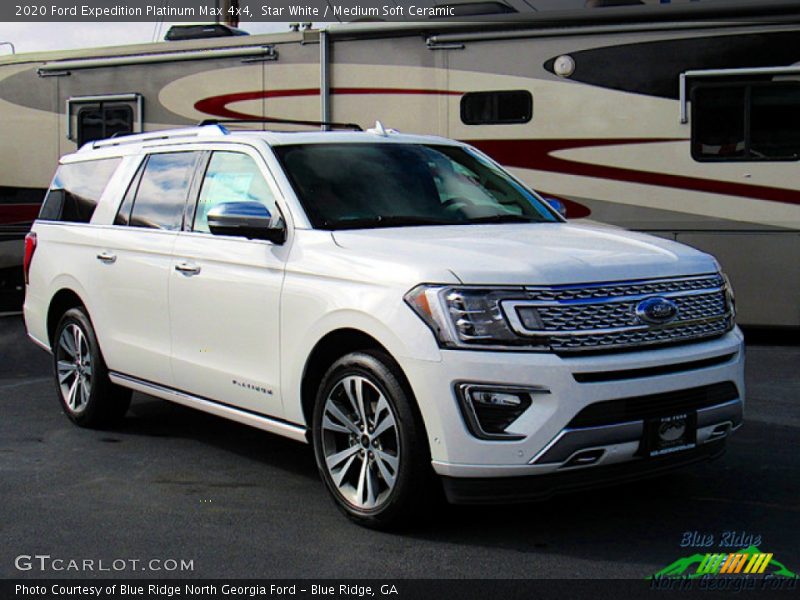Star White / Medium Soft Ceramic 2020 Ford Expedition Platinum Max 4x4