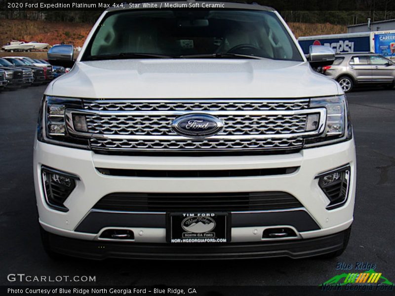 Star White / Medium Soft Ceramic 2020 Ford Expedition Platinum Max 4x4