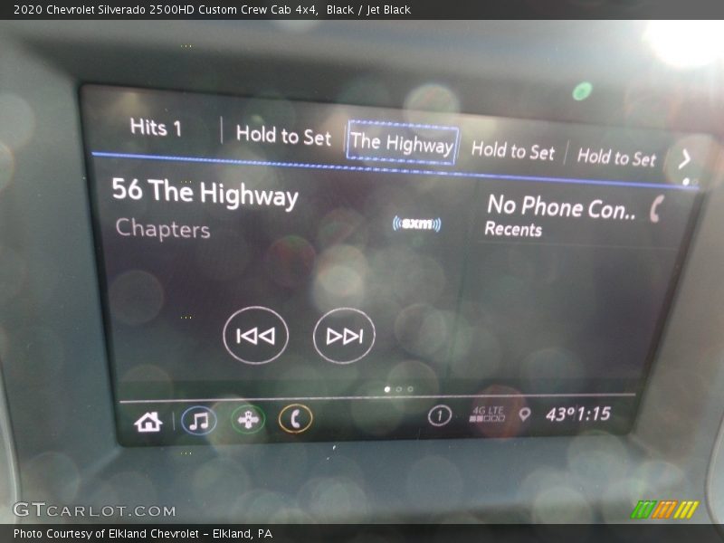 Black / Jet Black 2020 Chevrolet Silverado 2500HD Custom Crew Cab 4x4