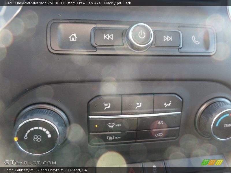 Black / Jet Black 2020 Chevrolet Silverado 2500HD Custom Crew Cab 4x4