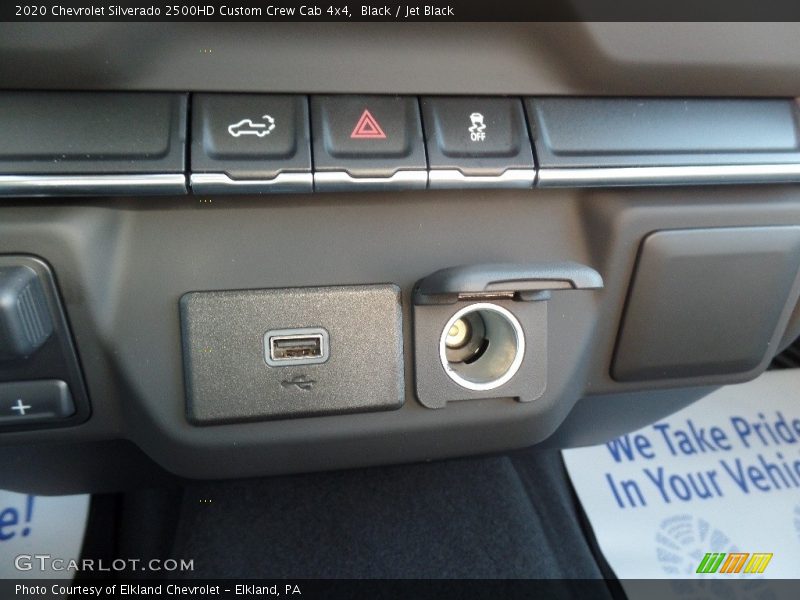 Black / Jet Black 2020 Chevrolet Silverado 2500HD Custom Crew Cab 4x4
