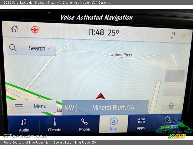 Star White / Medium Soft Ceramic 2020 Ford Expedition Platinum Max 4x4