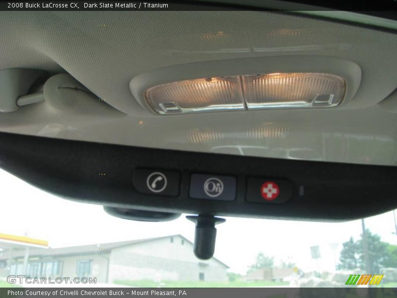 Dark Slate Metallic / Titanium 2008 Buick LaCrosse CX