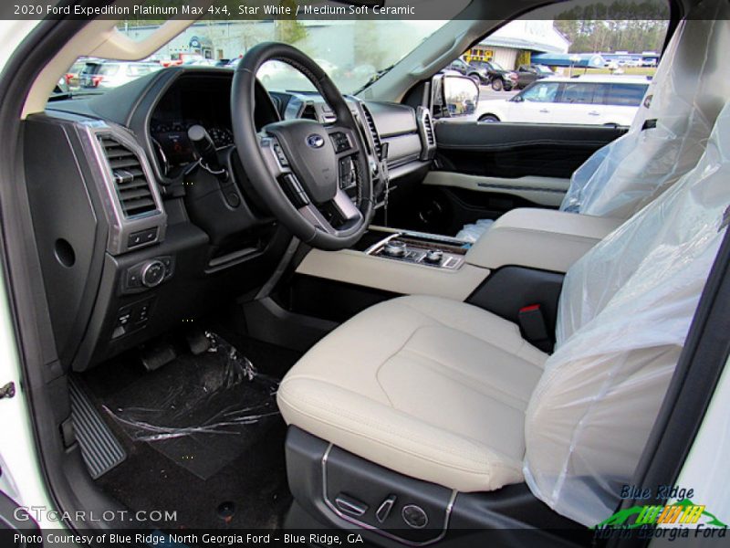 Star White / Medium Soft Ceramic 2020 Ford Expedition Platinum Max 4x4