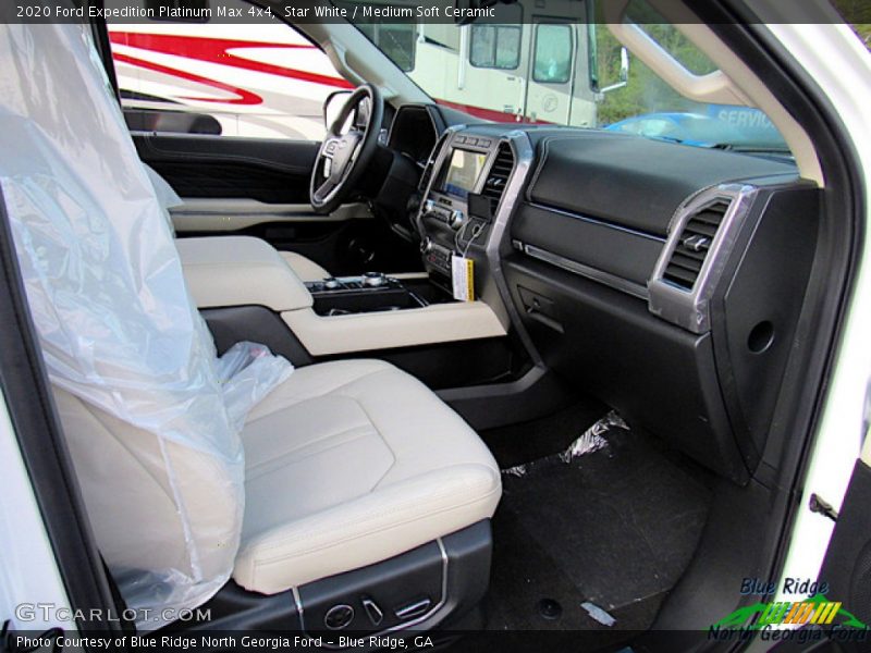 Star White / Medium Soft Ceramic 2020 Ford Expedition Platinum Max 4x4
