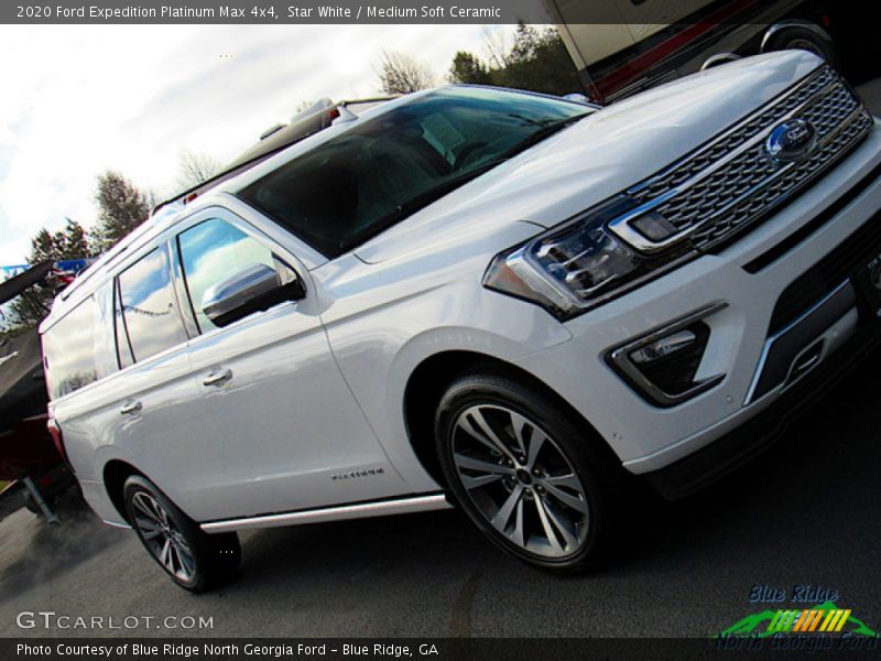 Star White / Medium Soft Ceramic 2020 Ford Expedition Platinum Max 4x4