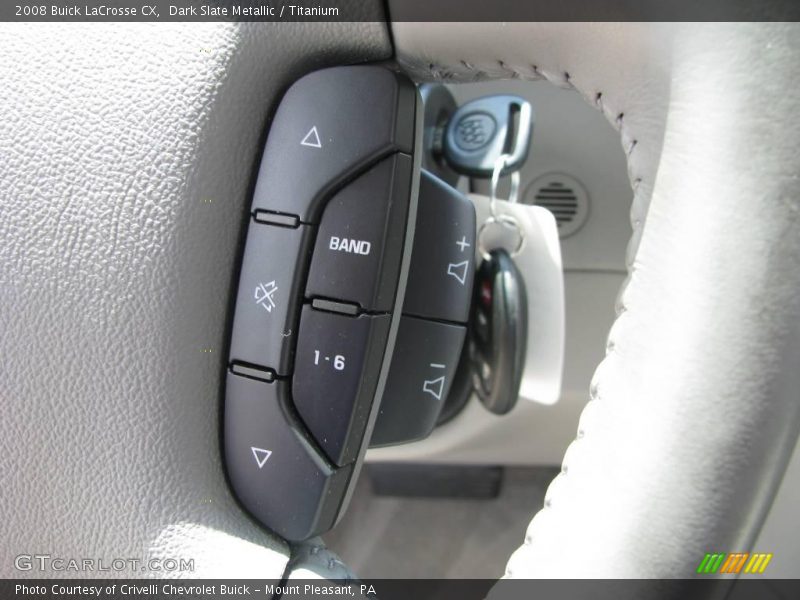 Dark Slate Metallic / Titanium 2008 Buick LaCrosse CX