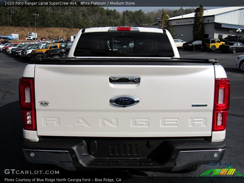 White Platinum / Medium Stone 2020 Ford Ranger Lariat SuperCrew 4x4