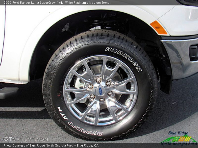 White Platinum / Medium Stone 2020 Ford Ranger Lariat SuperCrew 4x4