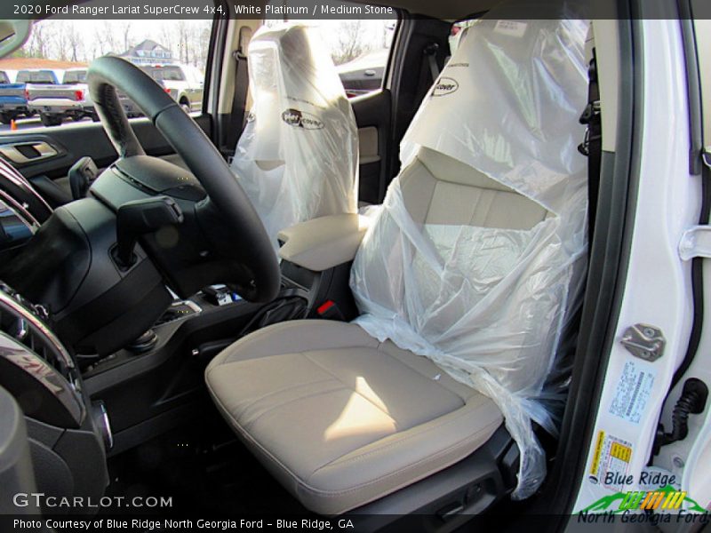White Platinum / Medium Stone 2020 Ford Ranger Lariat SuperCrew 4x4