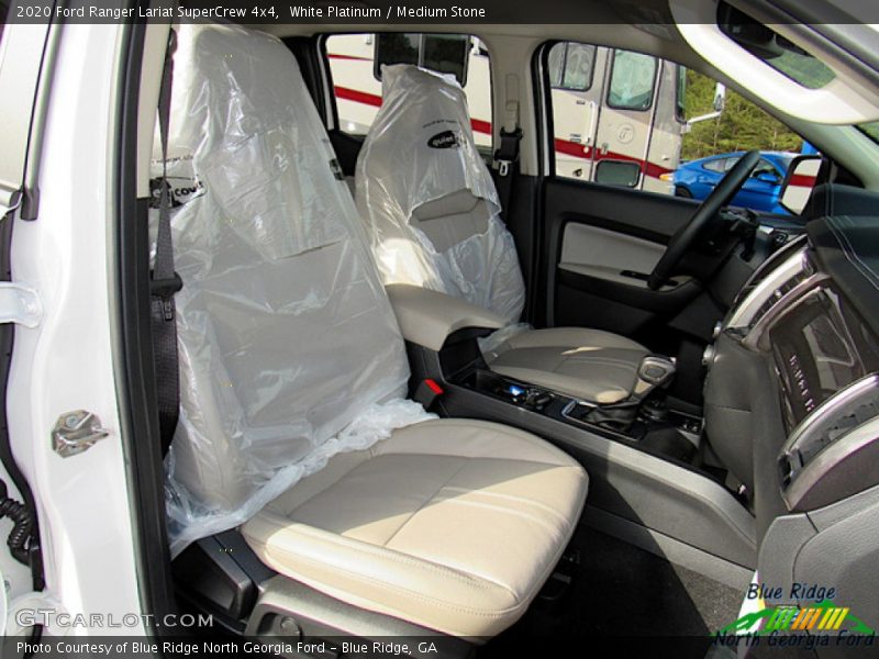 White Platinum / Medium Stone 2020 Ford Ranger Lariat SuperCrew 4x4