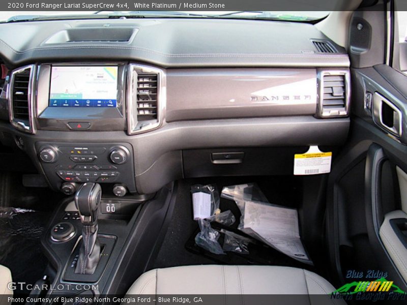White Platinum / Medium Stone 2020 Ford Ranger Lariat SuperCrew 4x4