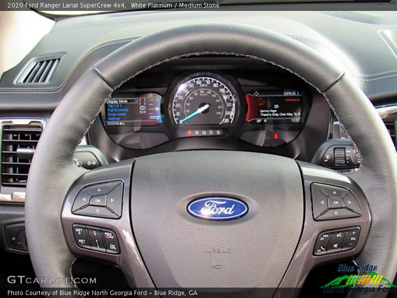 White Platinum / Medium Stone 2020 Ford Ranger Lariat SuperCrew 4x4