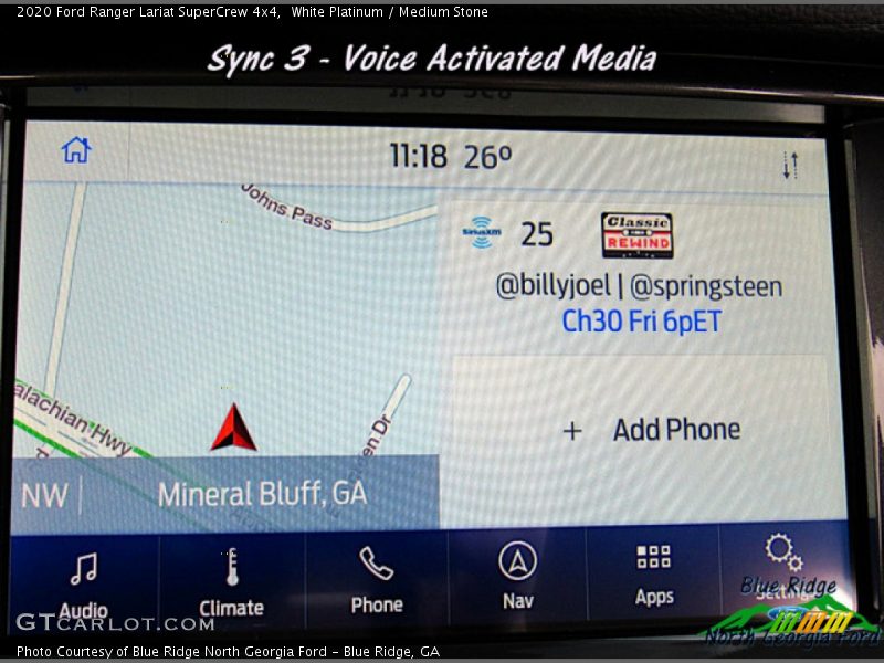 White Platinum / Medium Stone 2020 Ford Ranger Lariat SuperCrew 4x4