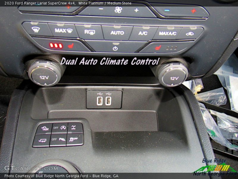 White Platinum / Medium Stone 2020 Ford Ranger Lariat SuperCrew 4x4