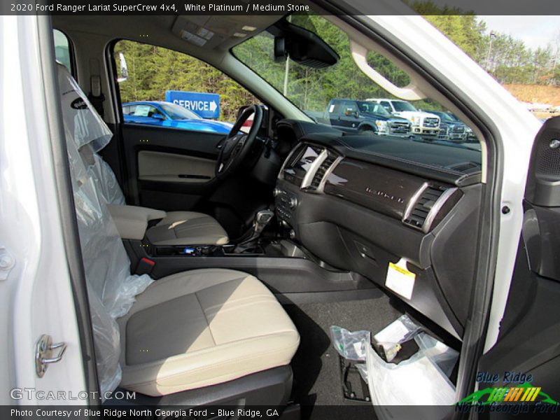 White Platinum / Medium Stone 2020 Ford Ranger Lariat SuperCrew 4x4
