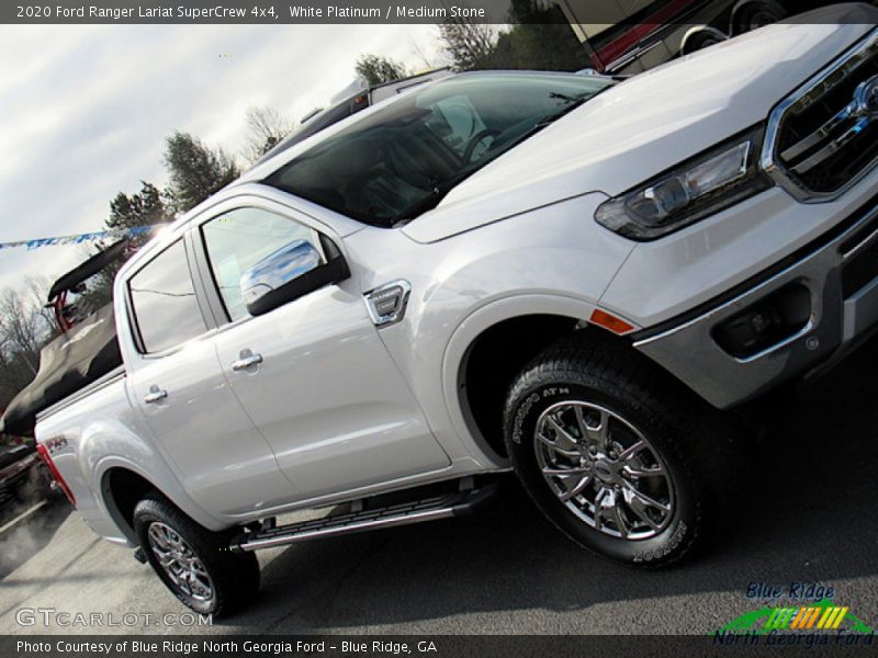White Platinum / Medium Stone 2020 Ford Ranger Lariat SuperCrew 4x4