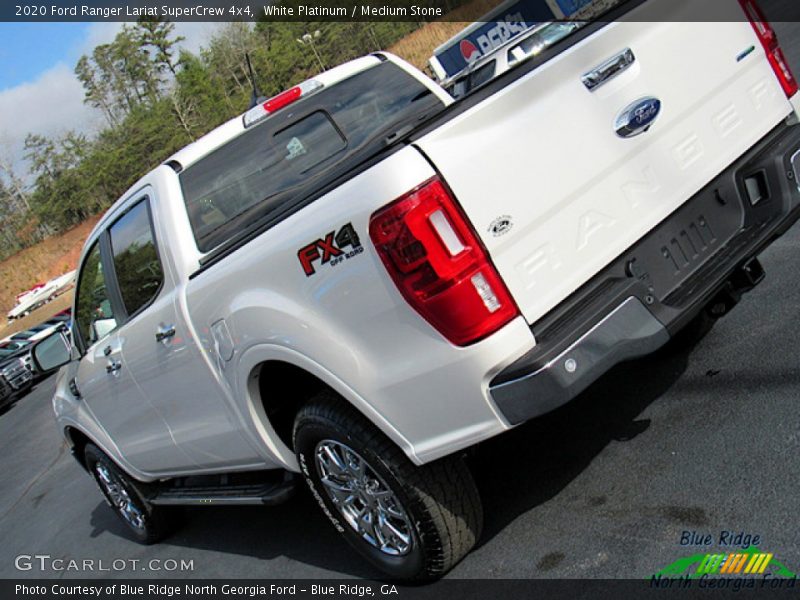 White Platinum / Medium Stone 2020 Ford Ranger Lariat SuperCrew 4x4