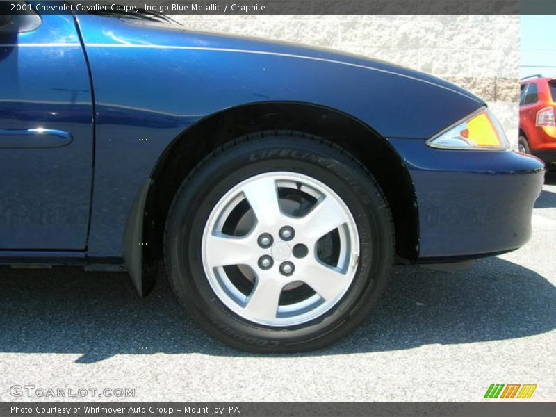 Indigo Blue Metallic / Graphite 2001 Chevrolet Cavalier Coupe