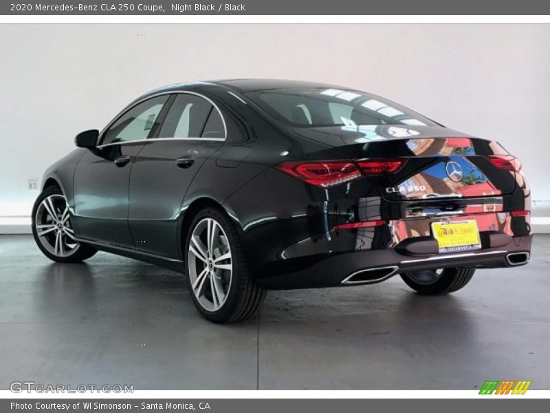 Night Black / Black 2020 Mercedes-Benz CLA 250 Coupe