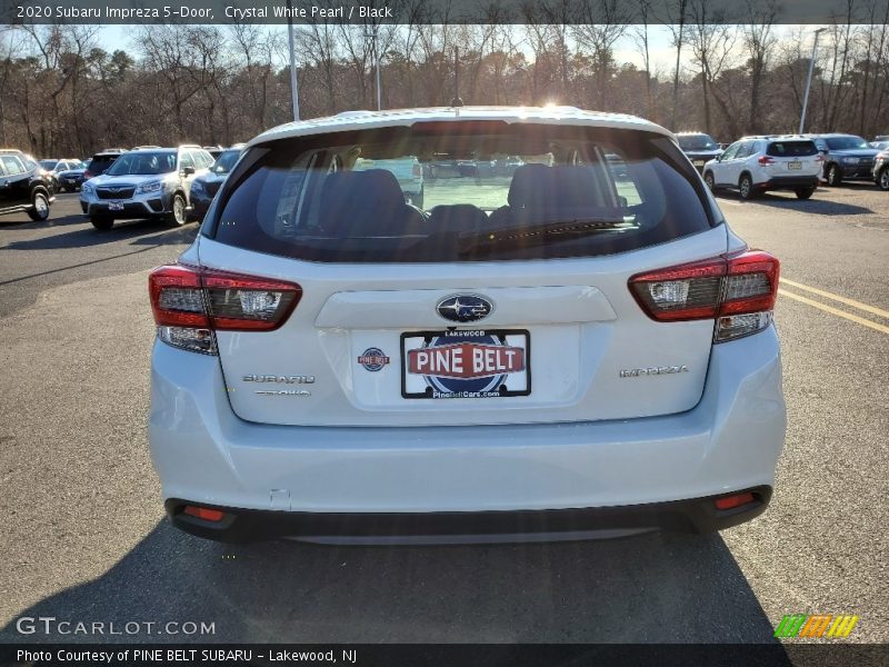 Crystal White Pearl / Black 2020 Subaru Impreza 5-Door