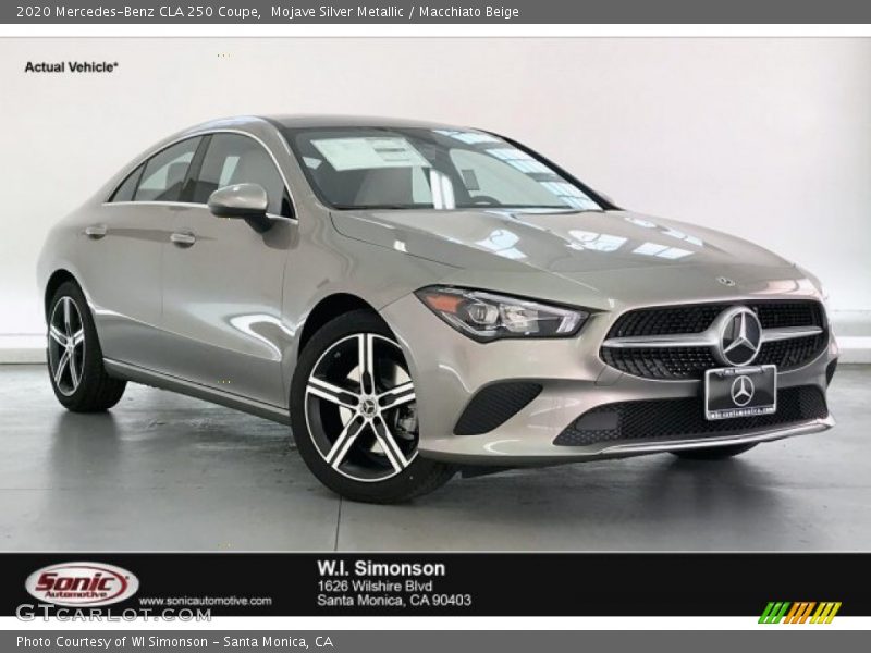 Mojave Silver Metallic / Macchiato Beige 2020 Mercedes-Benz CLA 250 Coupe