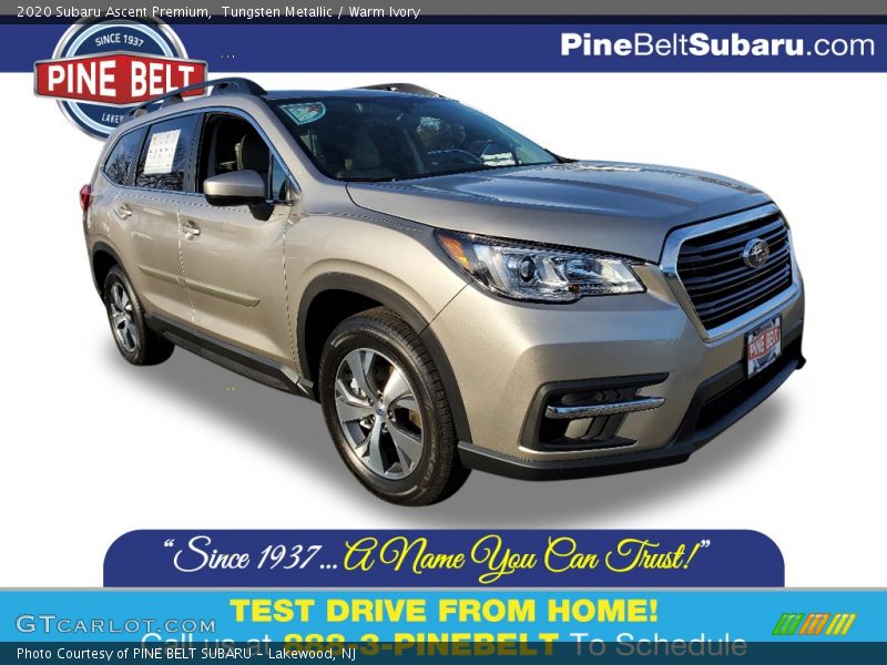 Tungsten Metallic / Warm Ivory 2020 Subaru Ascent Premium