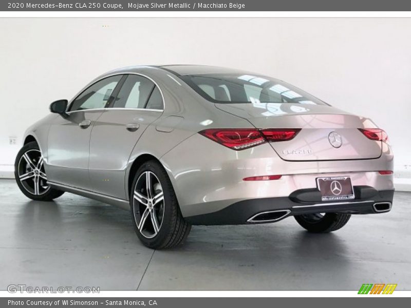 Mojave Silver Metallic / Macchiato Beige 2020 Mercedes-Benz CLA 250 Coupe