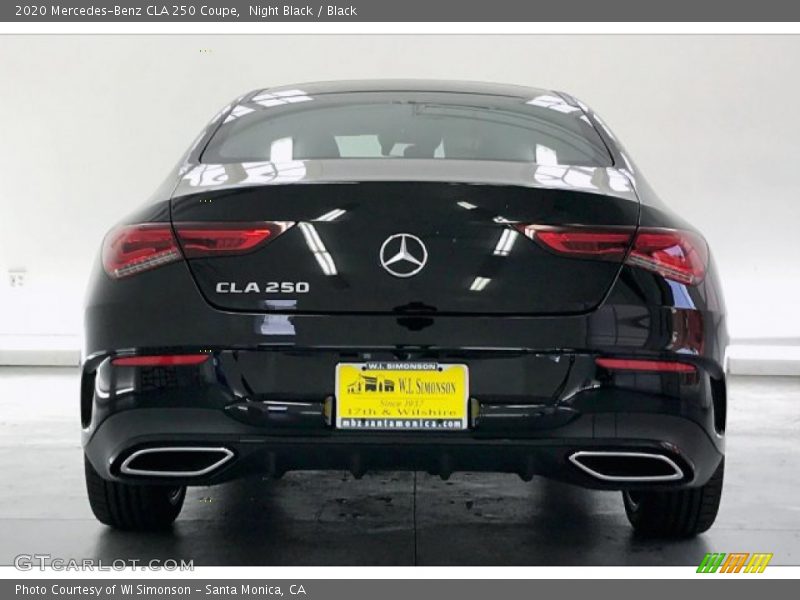 Night Black / Black 2020 Mercedes-Benz CLA 250 Coupe