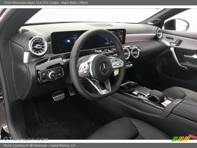  2020 CLA 250 Coupe Black Interior