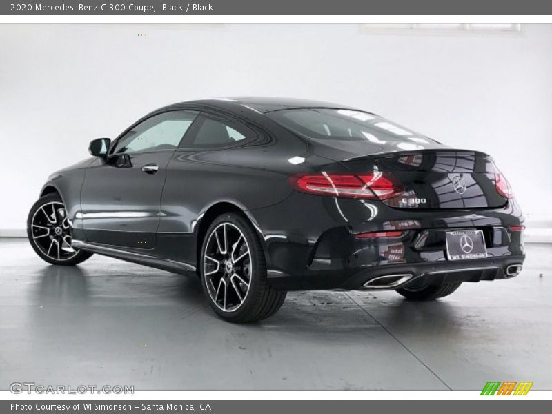 Black / Black 2020 Mercedes-Benz C 300 Coupe