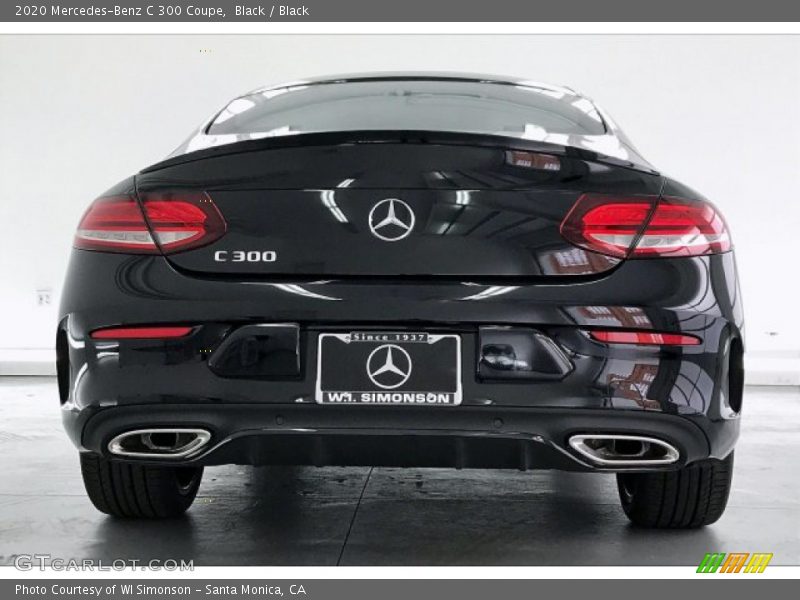Black / Black 2020 Mercedes-Benz C 300 Coupe
