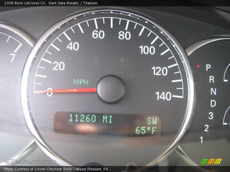 Dark Slate Metallic / Titanium 2008 Buick LaCrosse CX