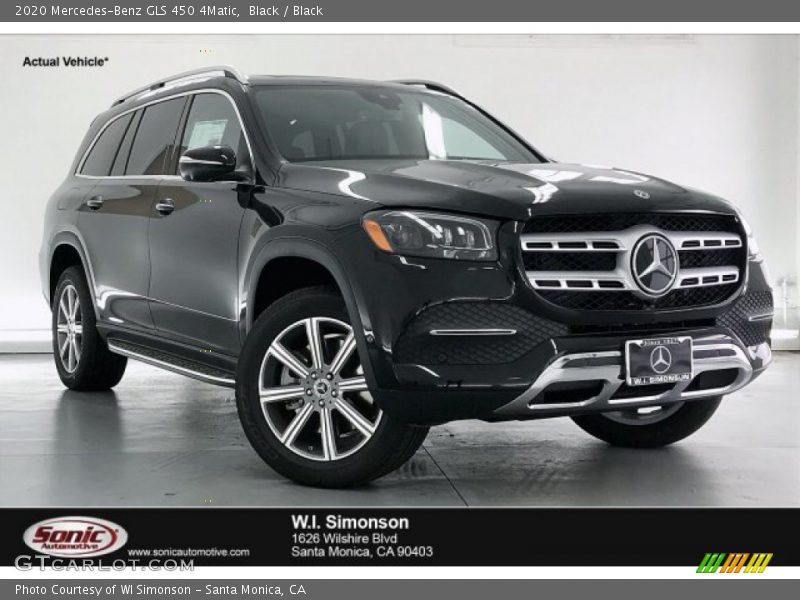 Black / Black 2020 Mercedes-Benz GLS 450 4Matic