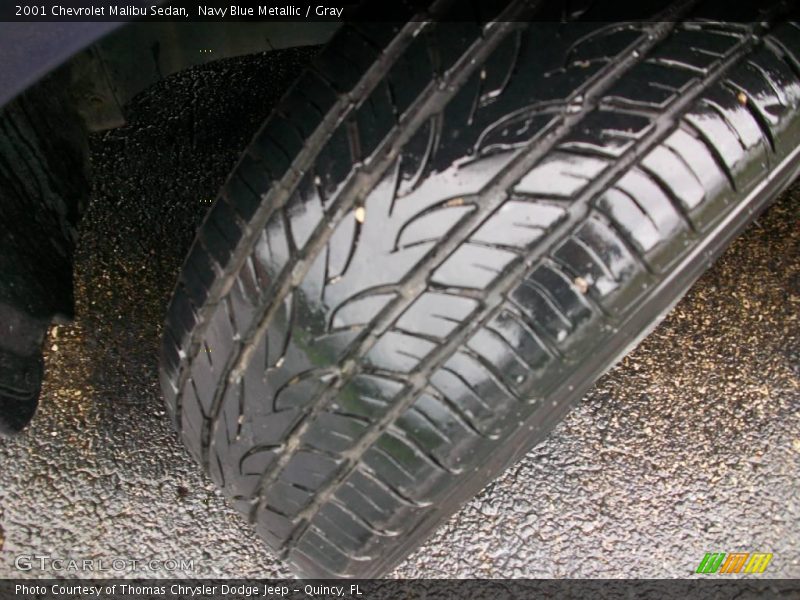 Navy Blue Metallic / Gray 2001 Chevrolet Malibu Sedan